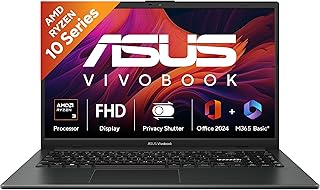 ASUS Vivobook Go 15 (2026),AMD Ryzen 3 30, AMD Radeon iGPU, 8GB RAM, 512GB SSD, FHD, 15.6"(39.6 cm),Windows 11,M365 Basic(...