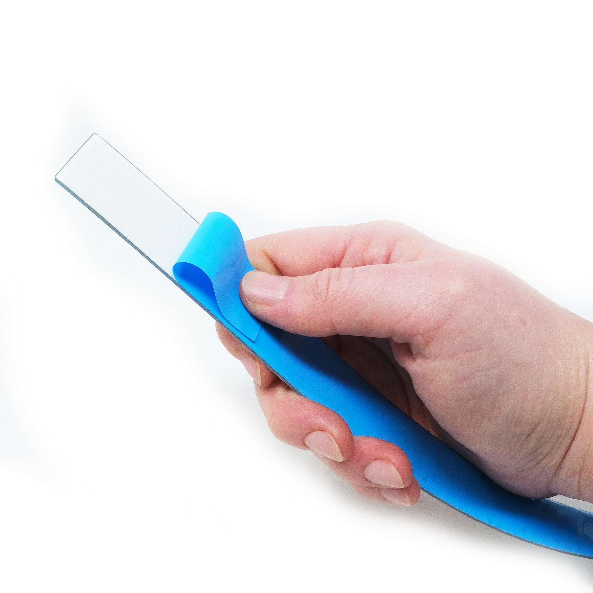 SteelFlex® - Cinta de acero de 20 mm de ancho, color blanco brillante y adhesivo de espuma (30 metros de longitud), cinta adhesiva de acero resistente para el hogar, garaje, taller y uso industrial,