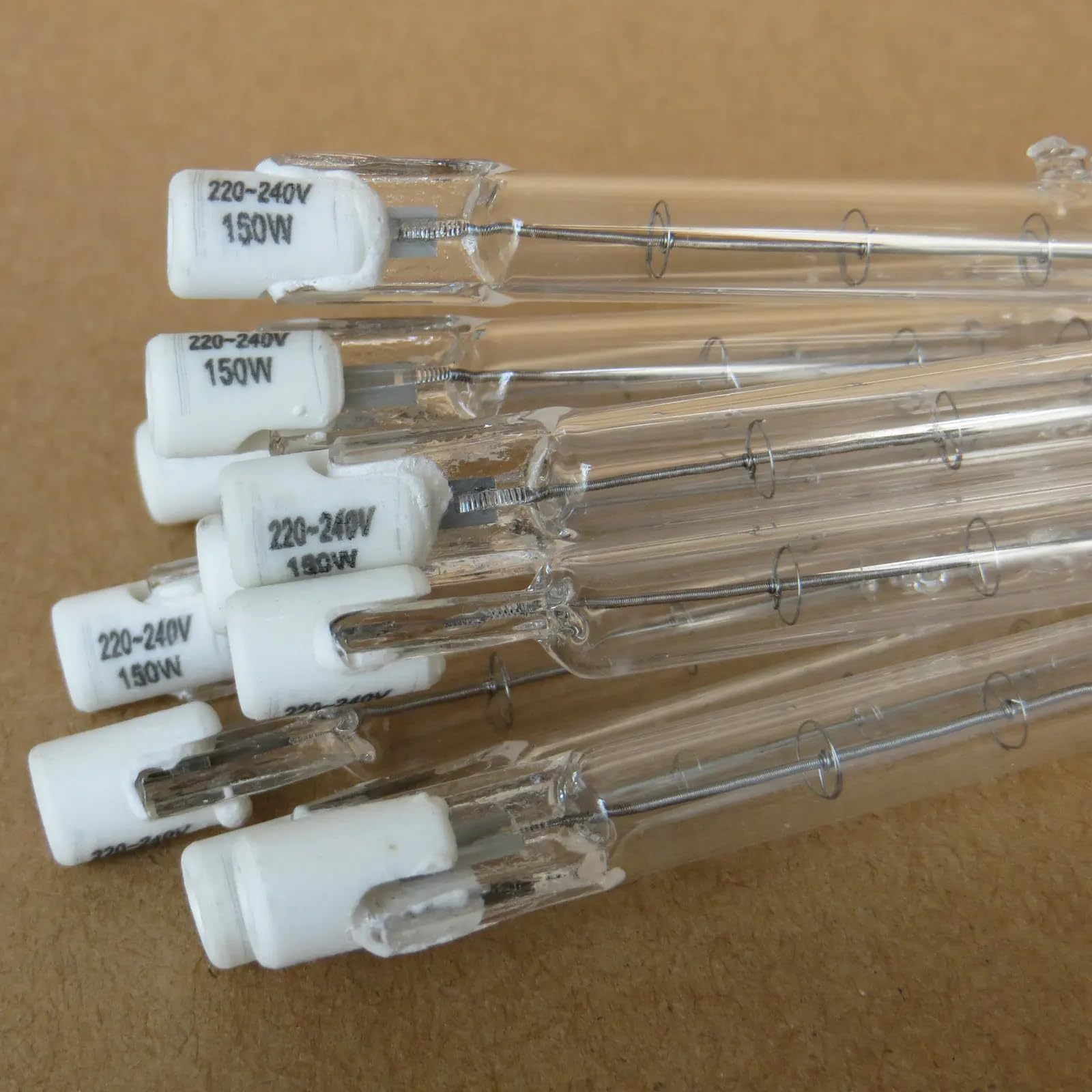 R7S lampadina alogena 118mm 150w,lampadine alogene lineari T3 a doppia estremità 2700K,illuminazione a J dimable per lampada da terra,illuminazione paesaggistica (150W-20pcs/118mm-230v)