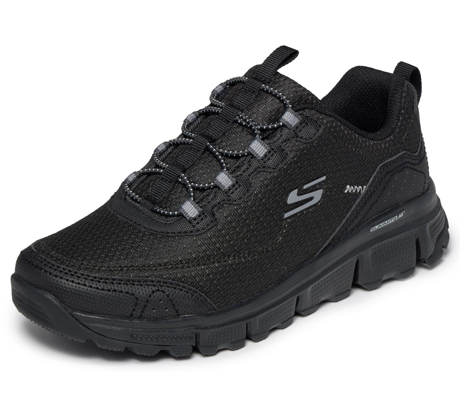 Skechers Women's Summits At Maple Lane Trainers, Black Charcoal, 4.5 UK