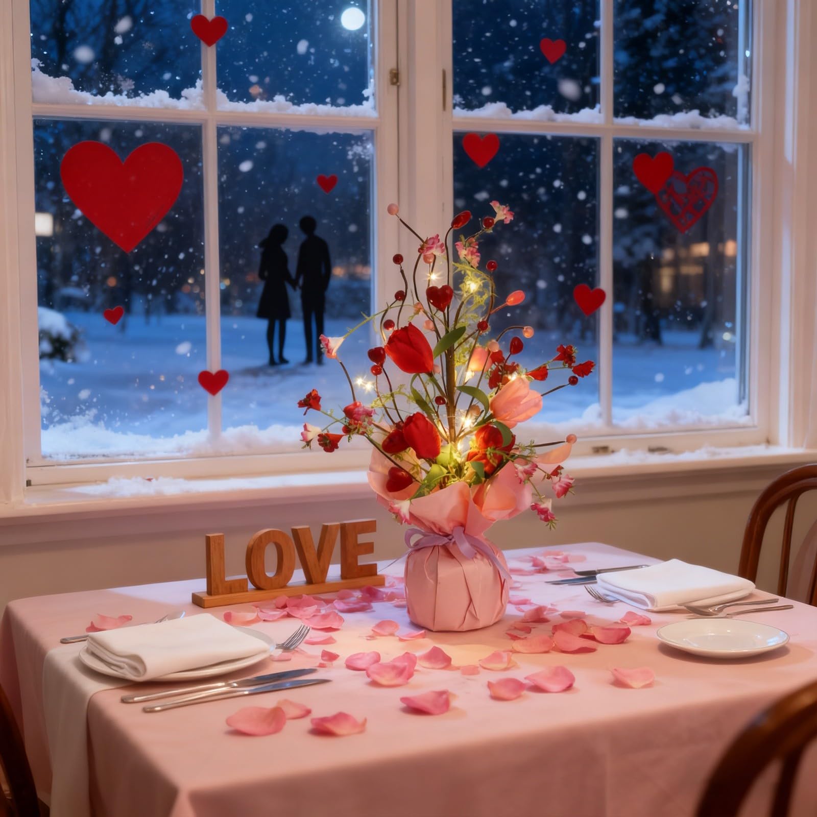 Fruta en forma de corazón para el día de San Valentín, hogar, para habitación, repisas y mesa de interior 062662