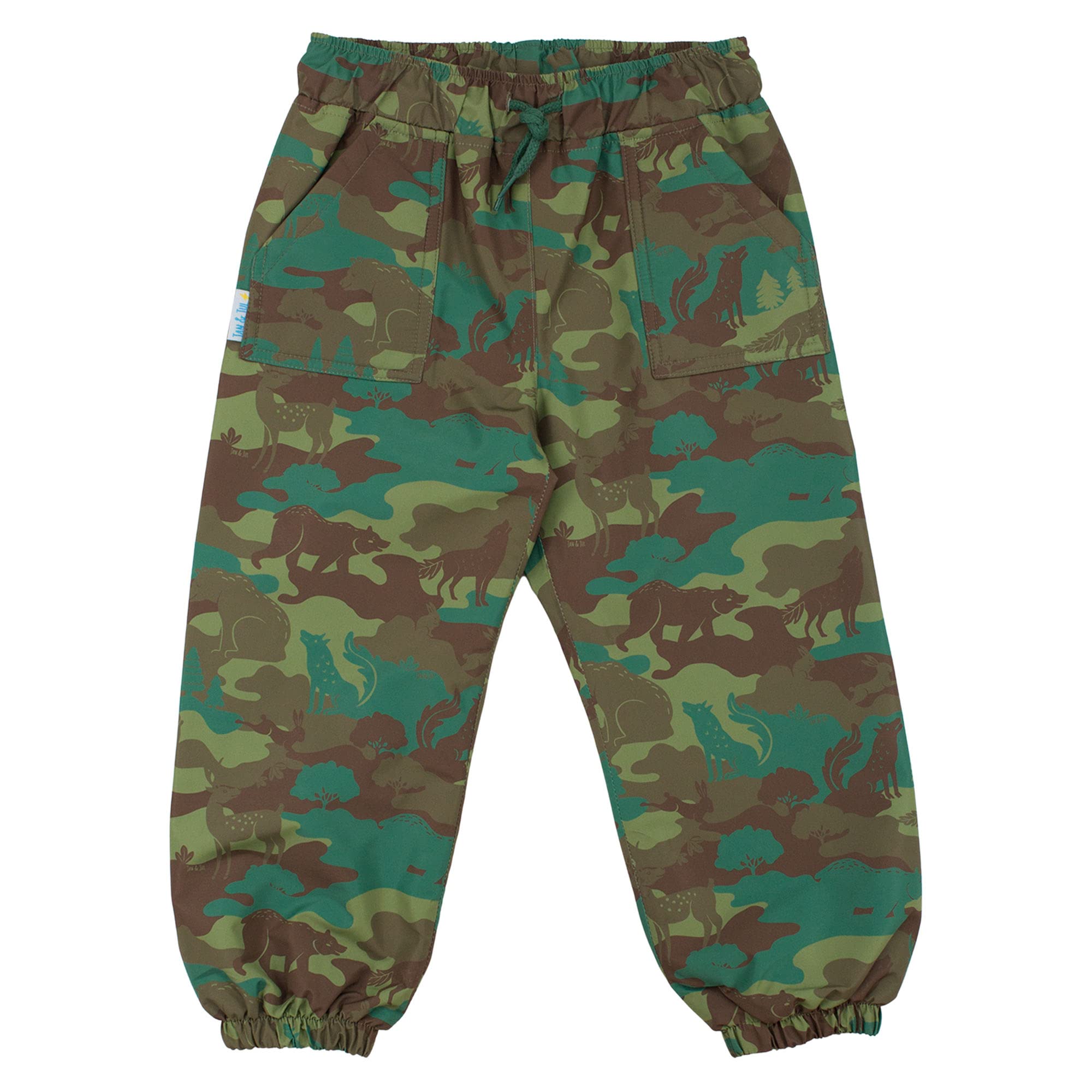 JAN &amp; JUL Puddle-Dry Rain Pants for Toddlers and Kids