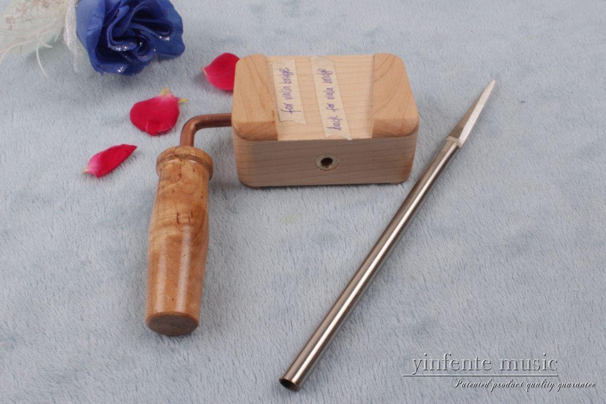 Yinfente Violin Bridge Hold Clamp & Knife, Violin Guitar Tool