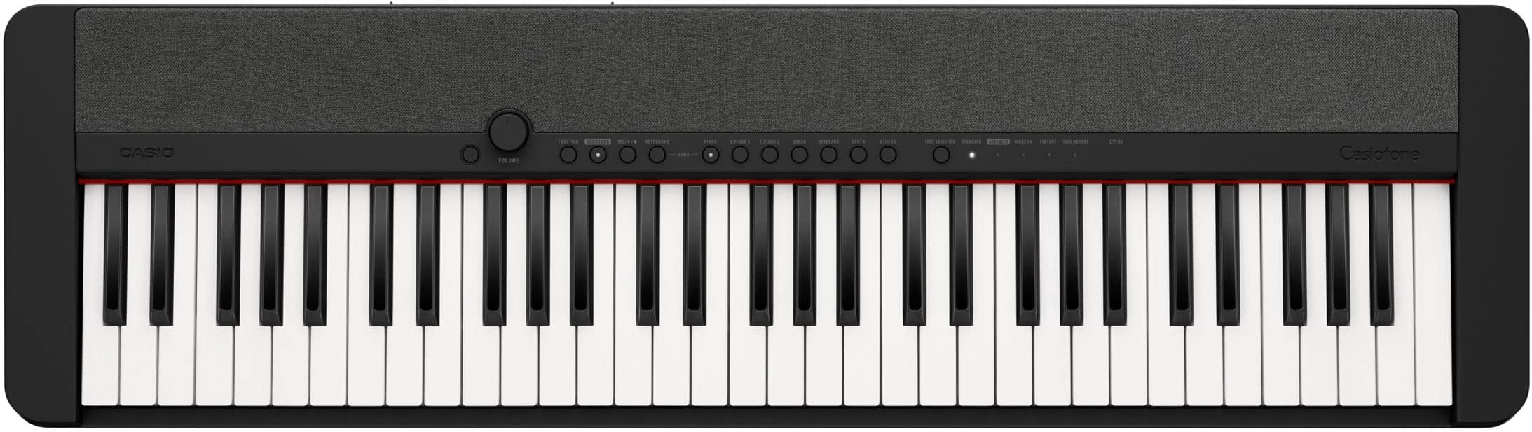 Casio, 61 Key Portable Keyboard CT S1BK, Black