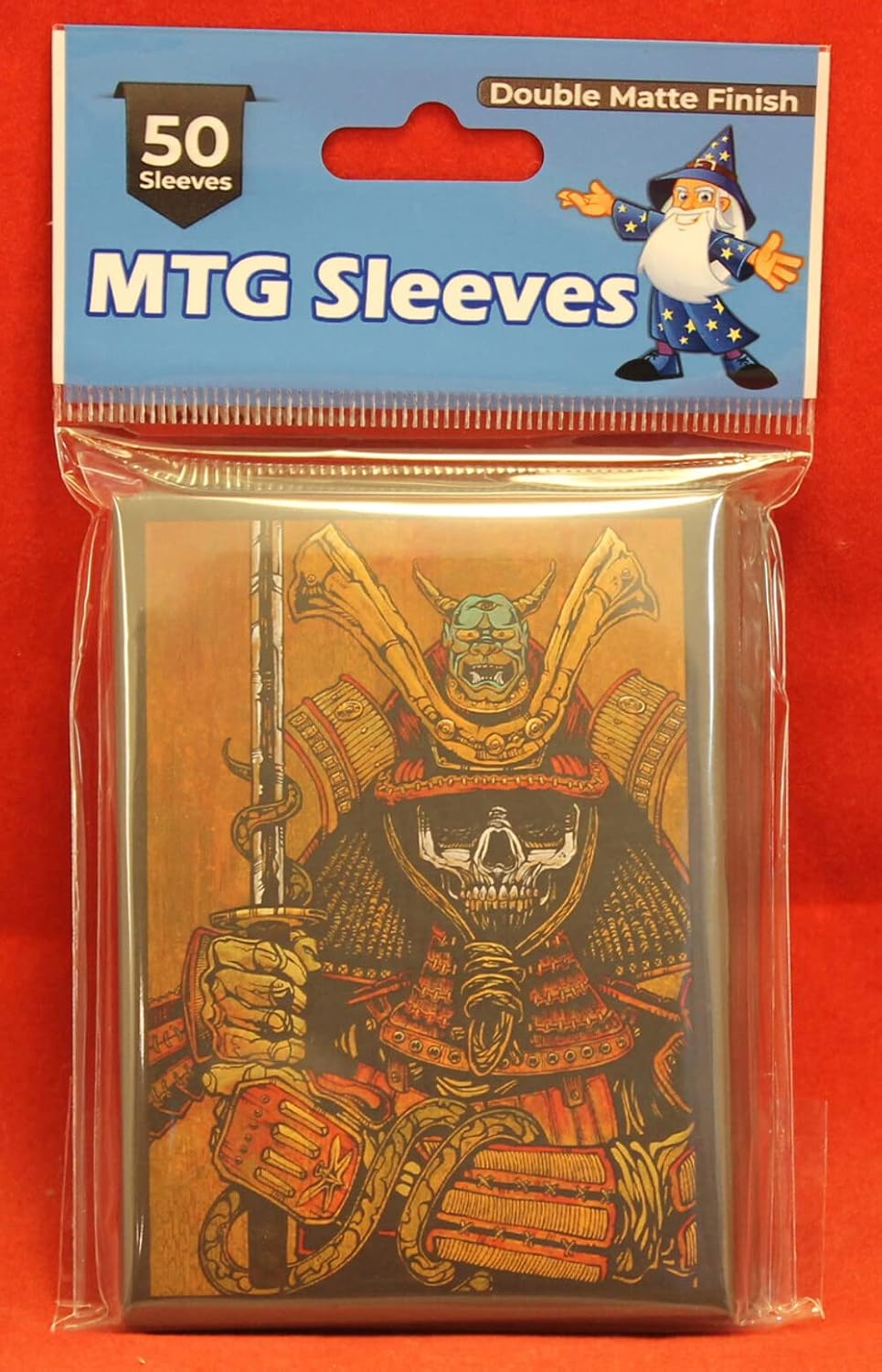 50 MTG Standard Card Sleeves Deck Protector - Sword of The Samurai