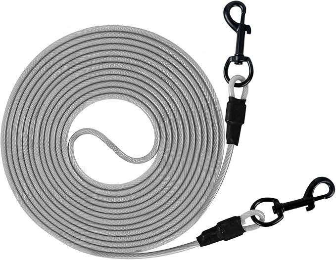 Surepet Dog Tie Out Cable 10/20/30/40 FT Dog Runner for