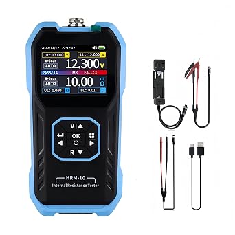 HRM-10 Voltage Internal Resistance Tester, Automatic Voltage Meter, TFT High-Definition Screen Car Tester, 100V 200, Digital Analyzer