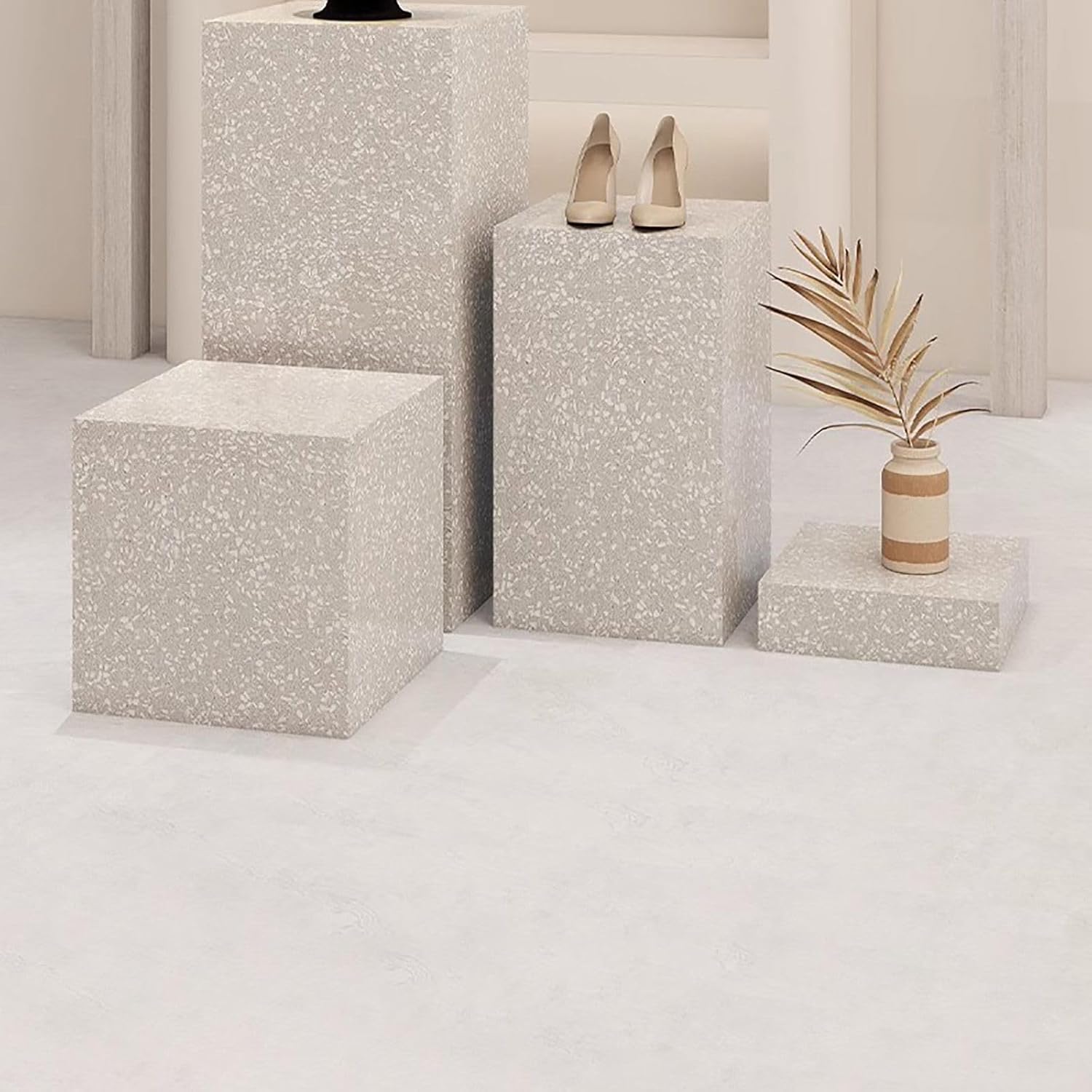 茶道具 木製黒塗 金彩花蒔絵 四足花台 卓 香炉台 置台 盆景 等