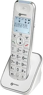 Geemarc Amplidect 295 HS - Zusätzliches Mobilteil für die Amplidect 295 Serie mit großen Tasten und großem Display - Basisstation Erforderlich - Geringer bis mittlerer Hörverlust - Version DE