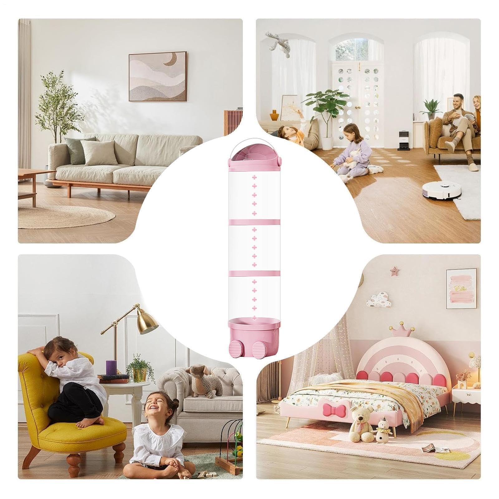 Stofftier-Röhre Große Spielzeug-Röhre Stofftier-Aufbewahrung | Aufbewahrungsröhre Plüschtier-Turm für Spielzimmer Ordnung, Kinderzimmer Entrümpelung, Plüsch-Organizer, als große