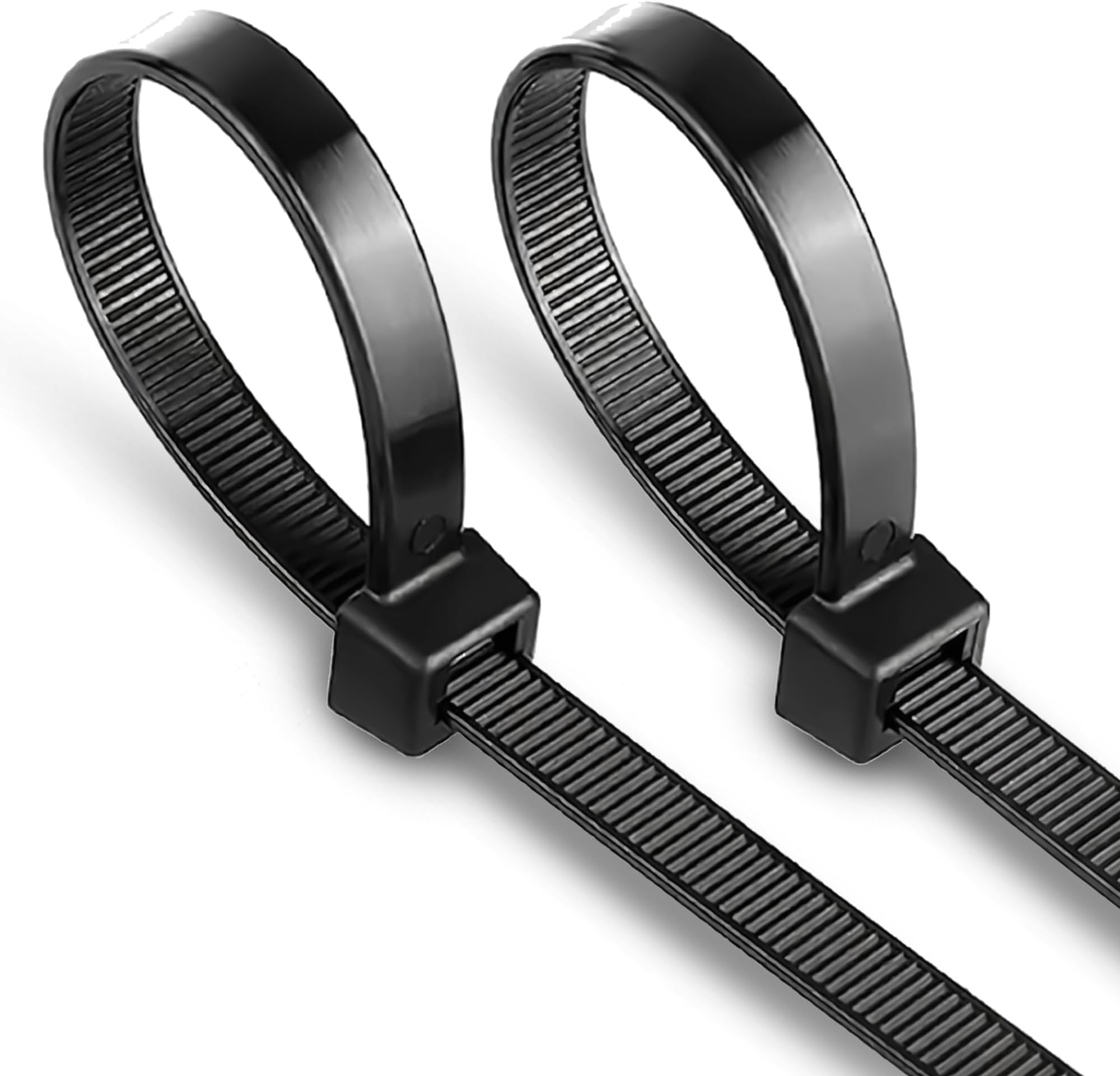 SHIVANSH TECHNOLOGYยฎ Cable Zip Ties,Black (150 mmx2.5 mm,6"inch, Pcs 100) Multi-Purpose Self-Locking Nylon Teeth Grip Plastic Cable Ties Cord Management Ties for Home,Office,Garden,Workshop