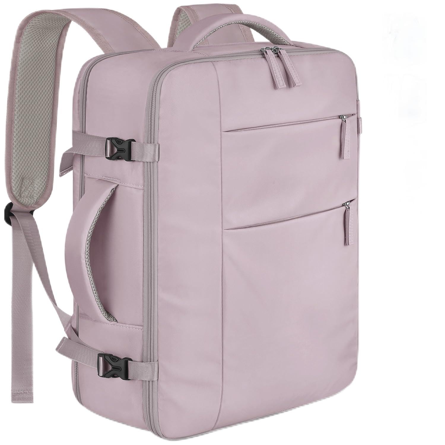 Travel Backpack for Women Men Waterproof Laptop Backpack Airlines Approved Personal Item Backpack Bag Computer Bookbag for Business, Work, Traveling Fits 15.6 Inch Laptop(Dark Purple) 15.6 Inch Dark Purple