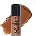 Saie Dew Bronze - Hydrating Liquid Bronzer Stick For a Sun Kissed Glow - Liquid Contour Stick Infused with Nourishing Skin Care Ingredients - Sculpted Face Makeup Essential - Sand (0.4 oz)