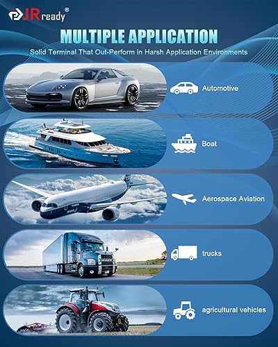 Miniatura 2 de JRready DW1005 Deutsch Kit de conectores impermeables, conectores impermeables de 2 pines, conector DT gris de 3 4 6 8 12 pines con tamaño 16