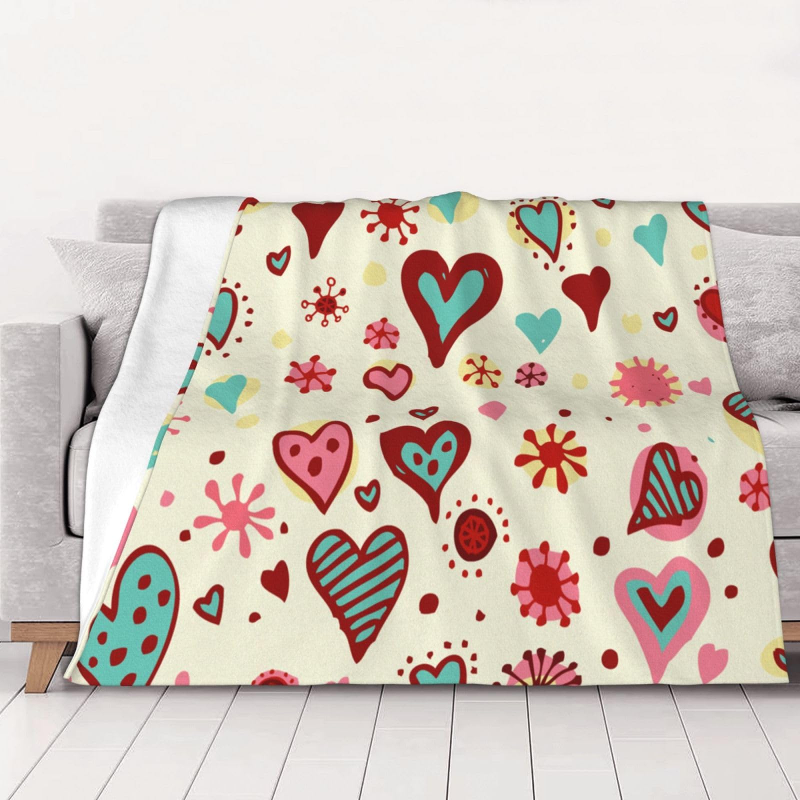Couverture flanelle douce pour des soirées cocooning au salon