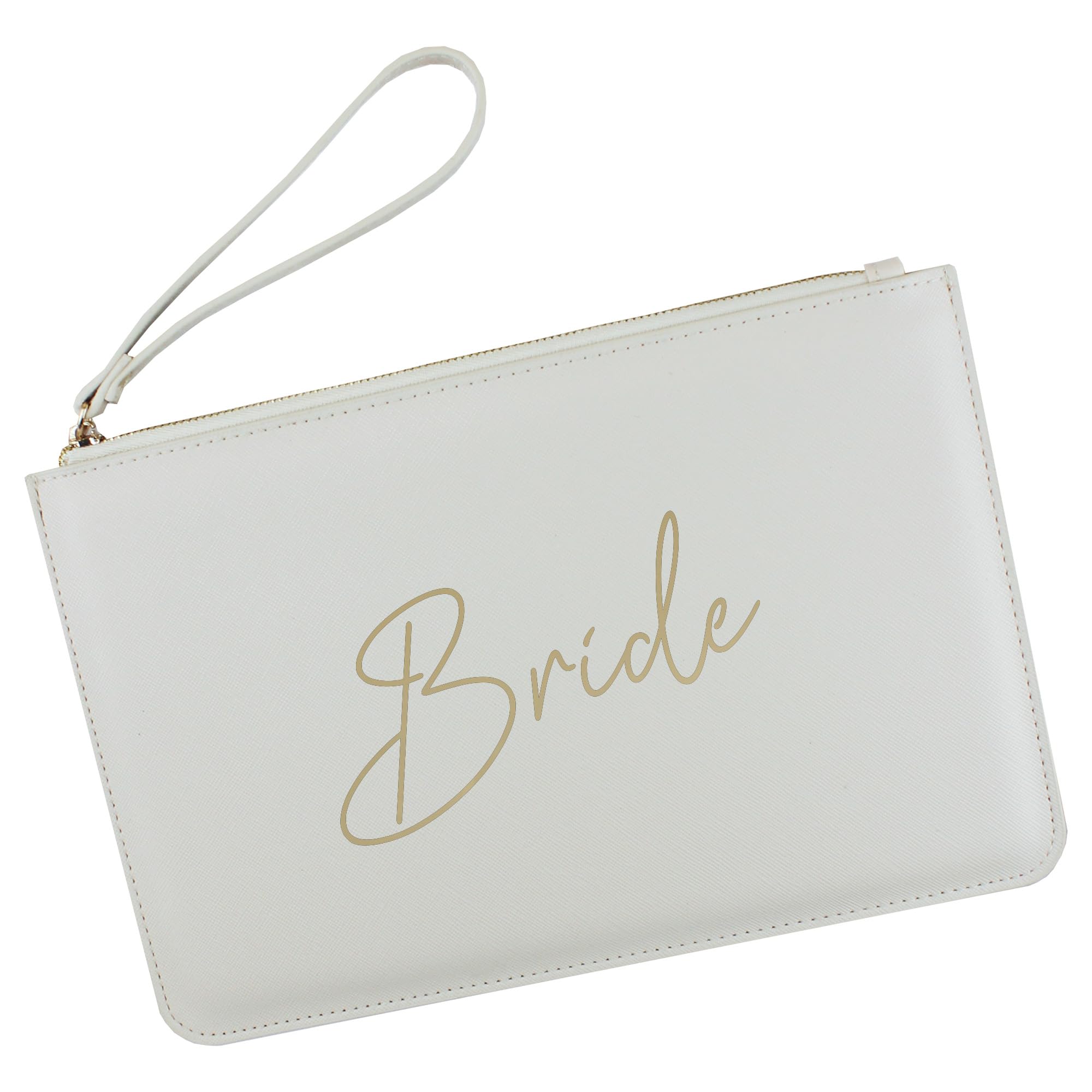 eBuyGB Women's Bride Clutch Bag, Oyster, One Size
