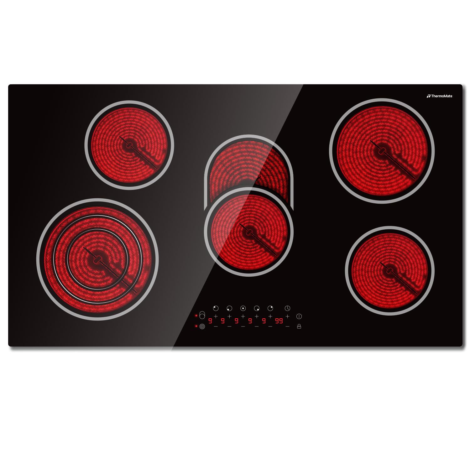 ThermoMate 36 Inch Electric Cooktop