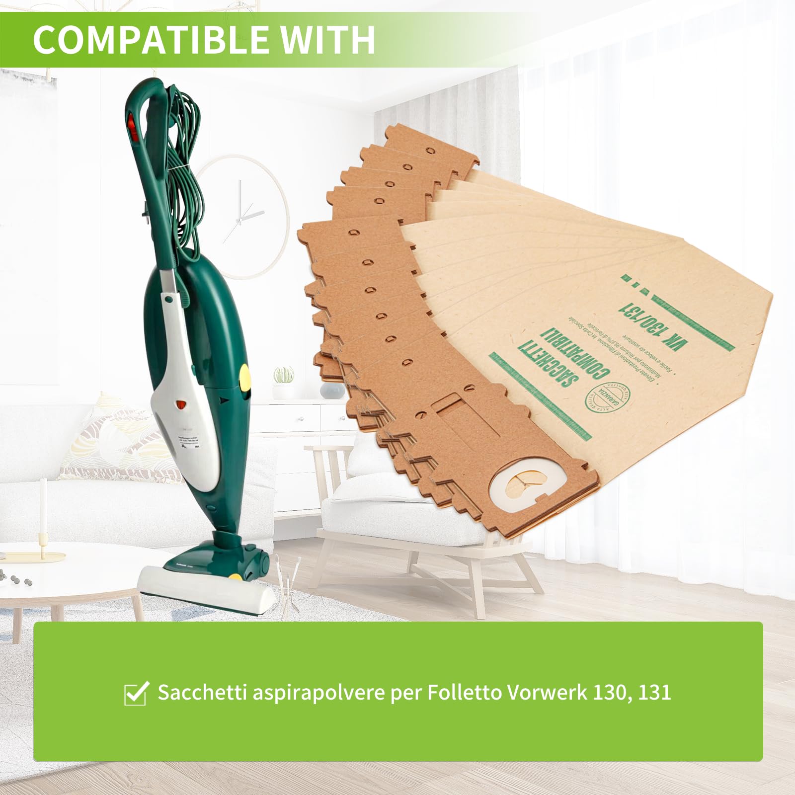 Gecasa Corpo Spazzola con ruote e Sottospazzola per Folletto Vorwerk
