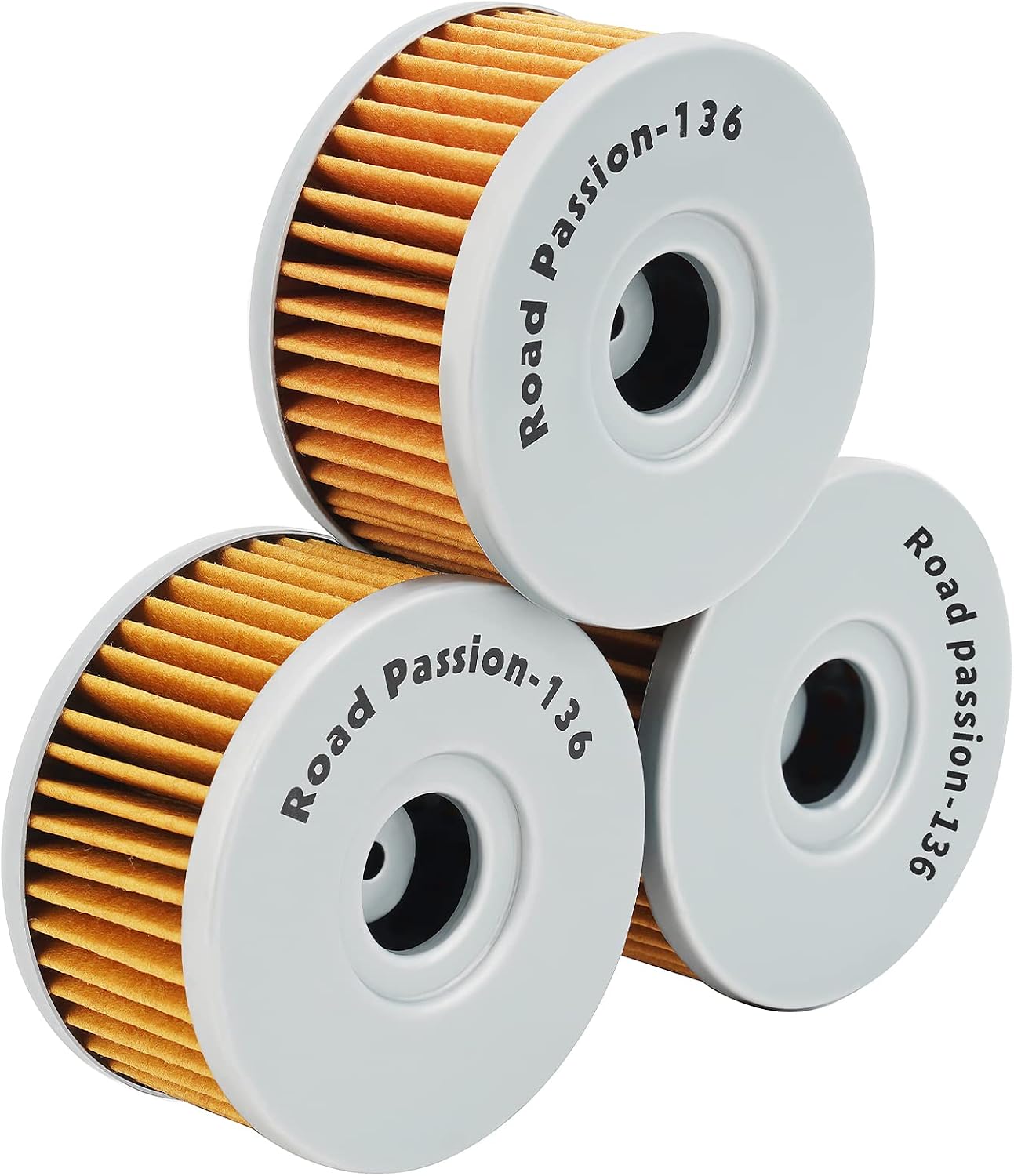 Road Passion 1651038240 High Performance Oil Filter for SUZUKI DRZ250 2001-2007 GN250 1982-2000 GZ250 MARAUDER 1999-2010 (pack of 3)