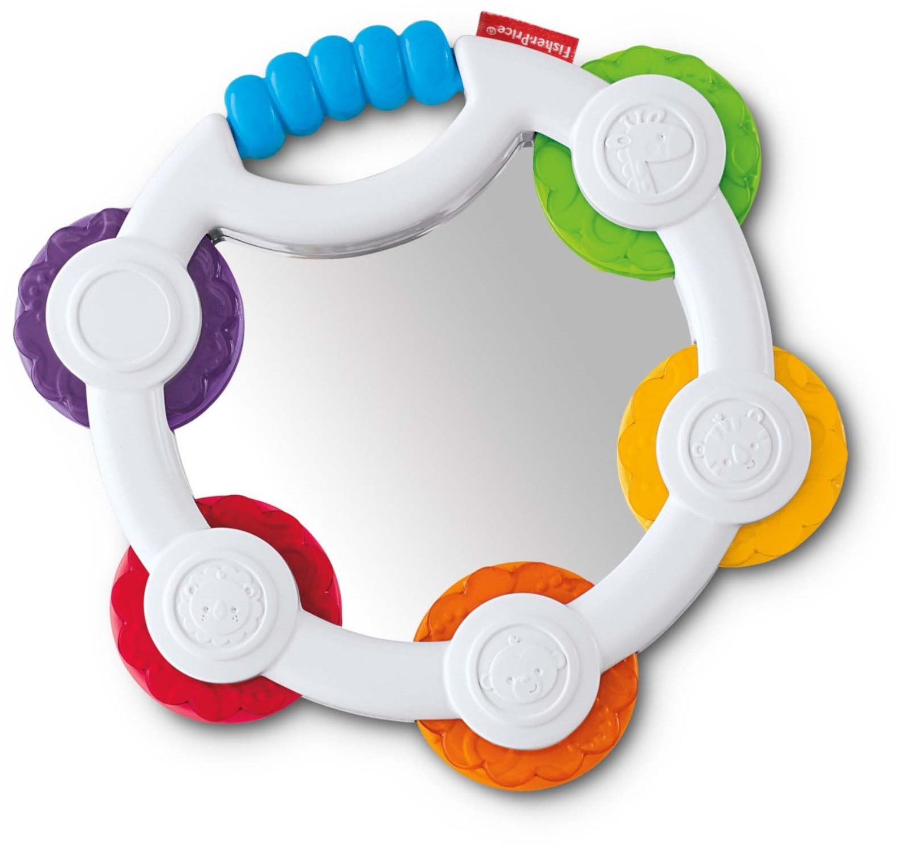 Fisher-Price Tap 'N Play Tamburyn Grzechotka, Wielokolorowy, Od 3 Miesięcy