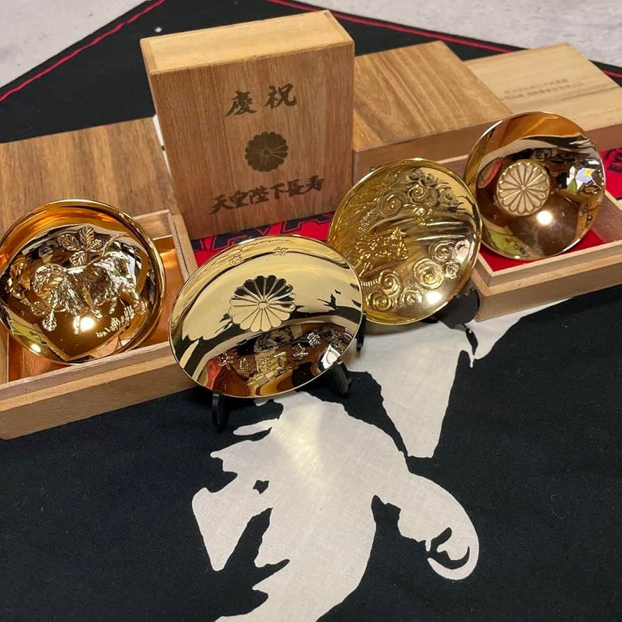 【アンティーク品　大正天皇大婚25年祝典恩賜　養老盃】未使用品　箱付き 2025年最新】Yahoo!オークション -恩賜 盃の中古品・新品・未