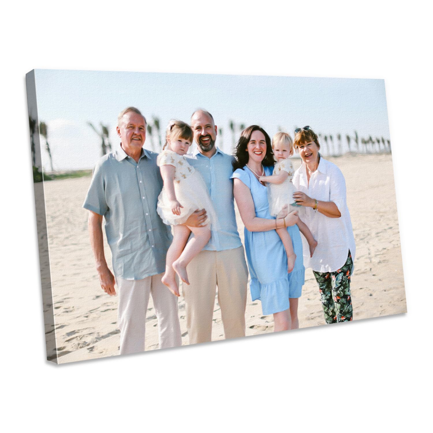 Personalised Canvas Photo Printing,Custom Photos Pictures Frameless,Custom Poster Canvas Personalised Photo for Birthday Gifts,Graduation Gift,Home Decor,Holiday Memory,Pet Portrait 45x60cm(18x24in)