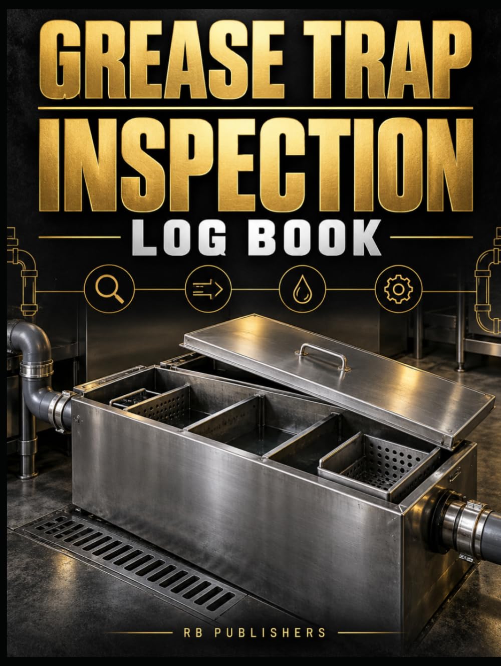 Grease Trap Inspection Log Book: Professional Inspection, Measurement, Cleaning, Corrective Action, and Follow-Up Records for Restaurants and Commercial Kitchens