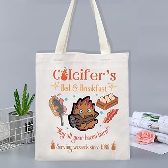 Fire Demon Lover Handbag Demon Anime Bed & Breakfast Tote Bag Japanese Movie Inspired Gift