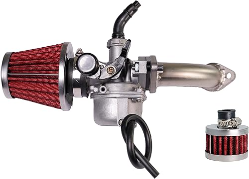 Miniatura 7 de JMCHstore Etapa 2 Performance Mainfold Kit para motor Predator 79cc 3HP, Coleman CT100U CC100X 98cc, Massimo MB100 Mini Bike, Adaptador de Carb