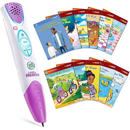 LeapFrog LeapReader System Learn-to-Read 10 Book Mega Pack, Pink