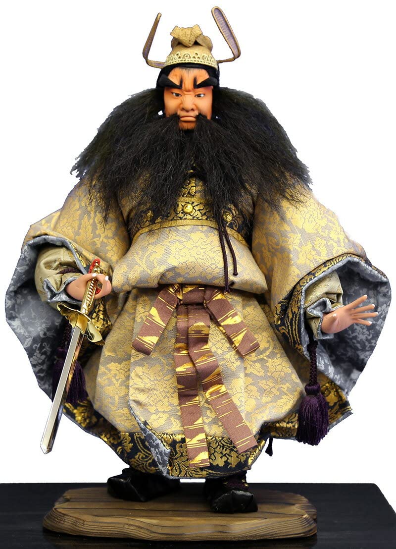 武者人形 鍾馗と福禄寿と布袋様 七福神 五月人形 江戸から明治期 骨董品