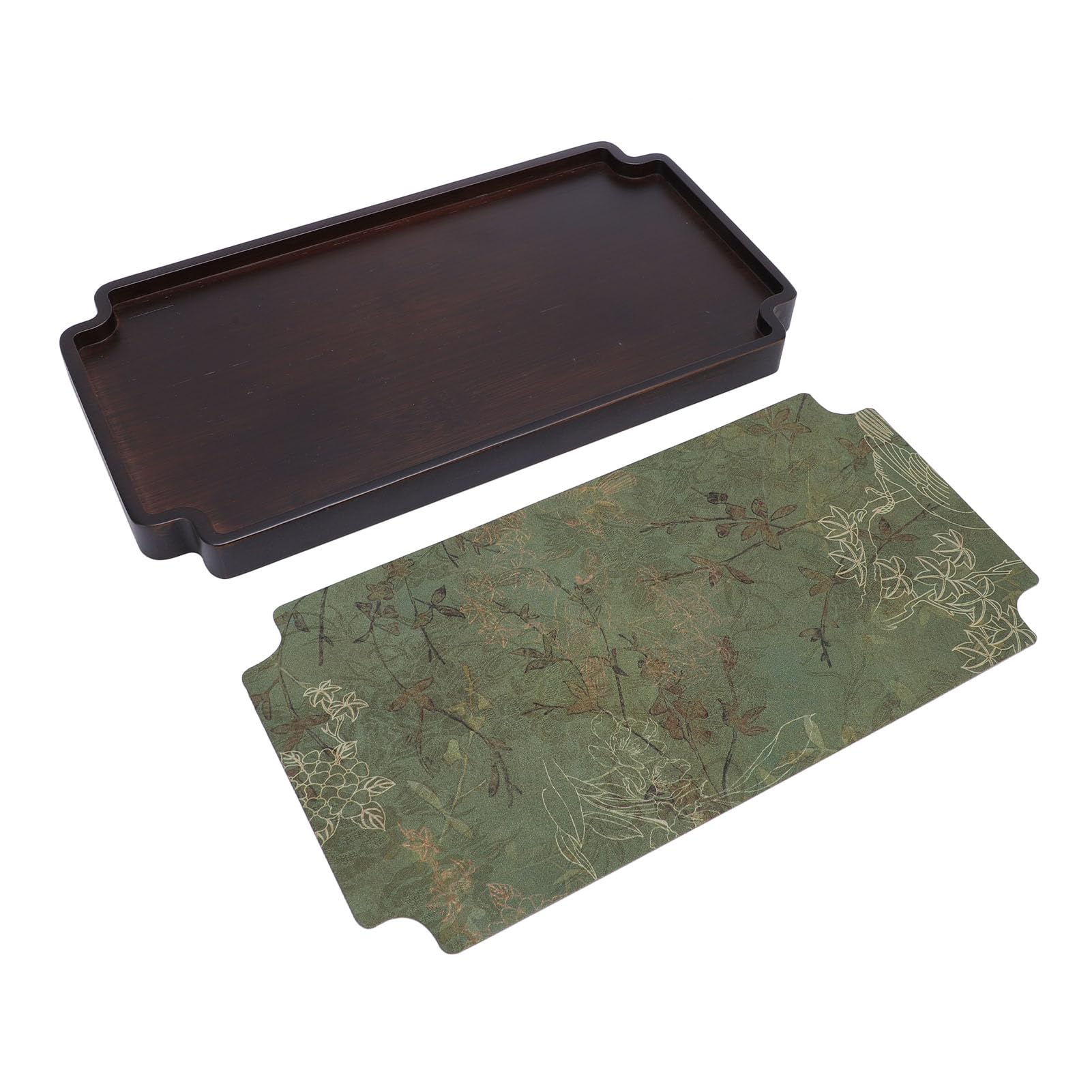 Plateau de thé Gongfu chinois bois service compatible avec infuseur