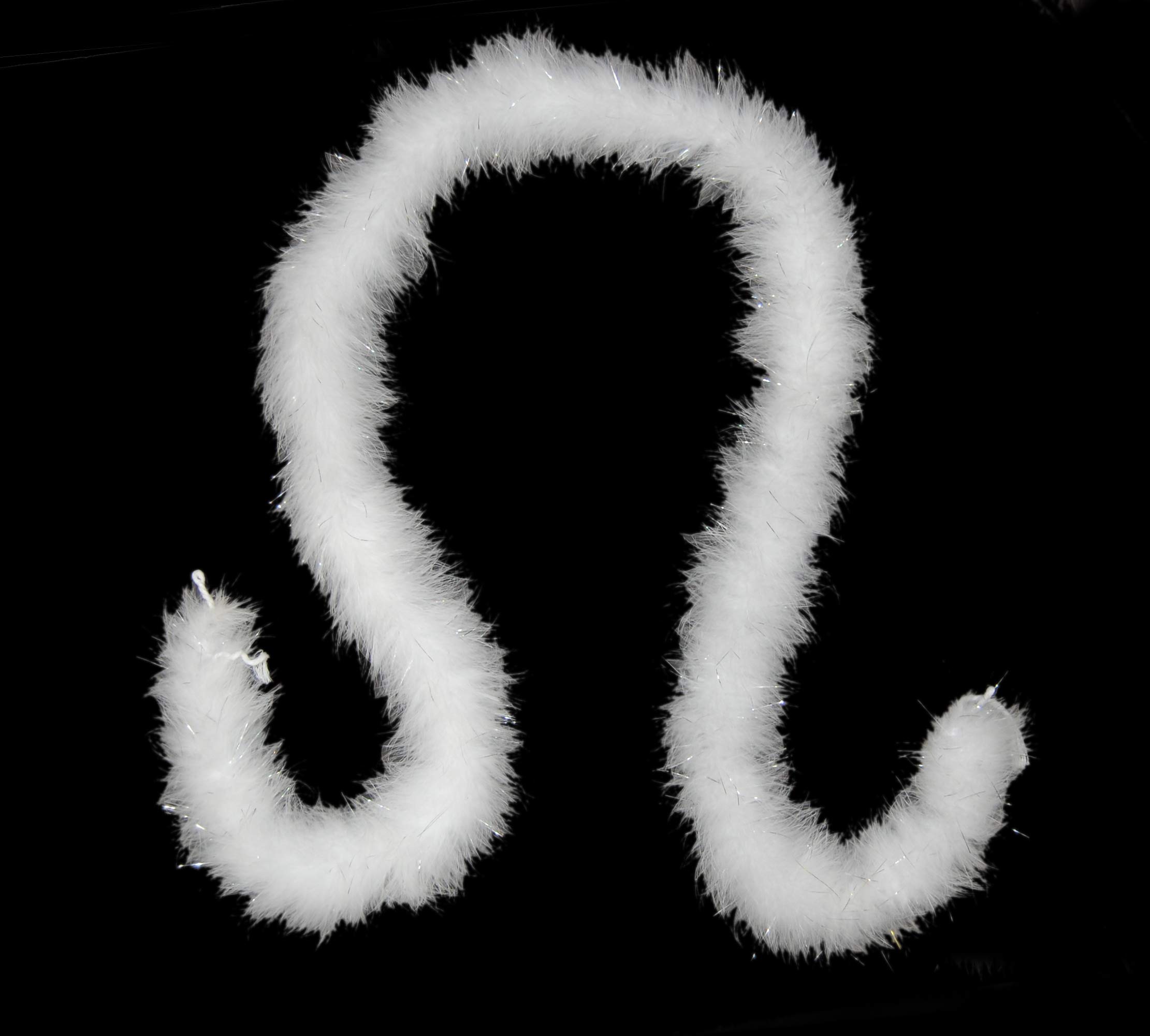 feather boa Marabou 2 Yards Long (72