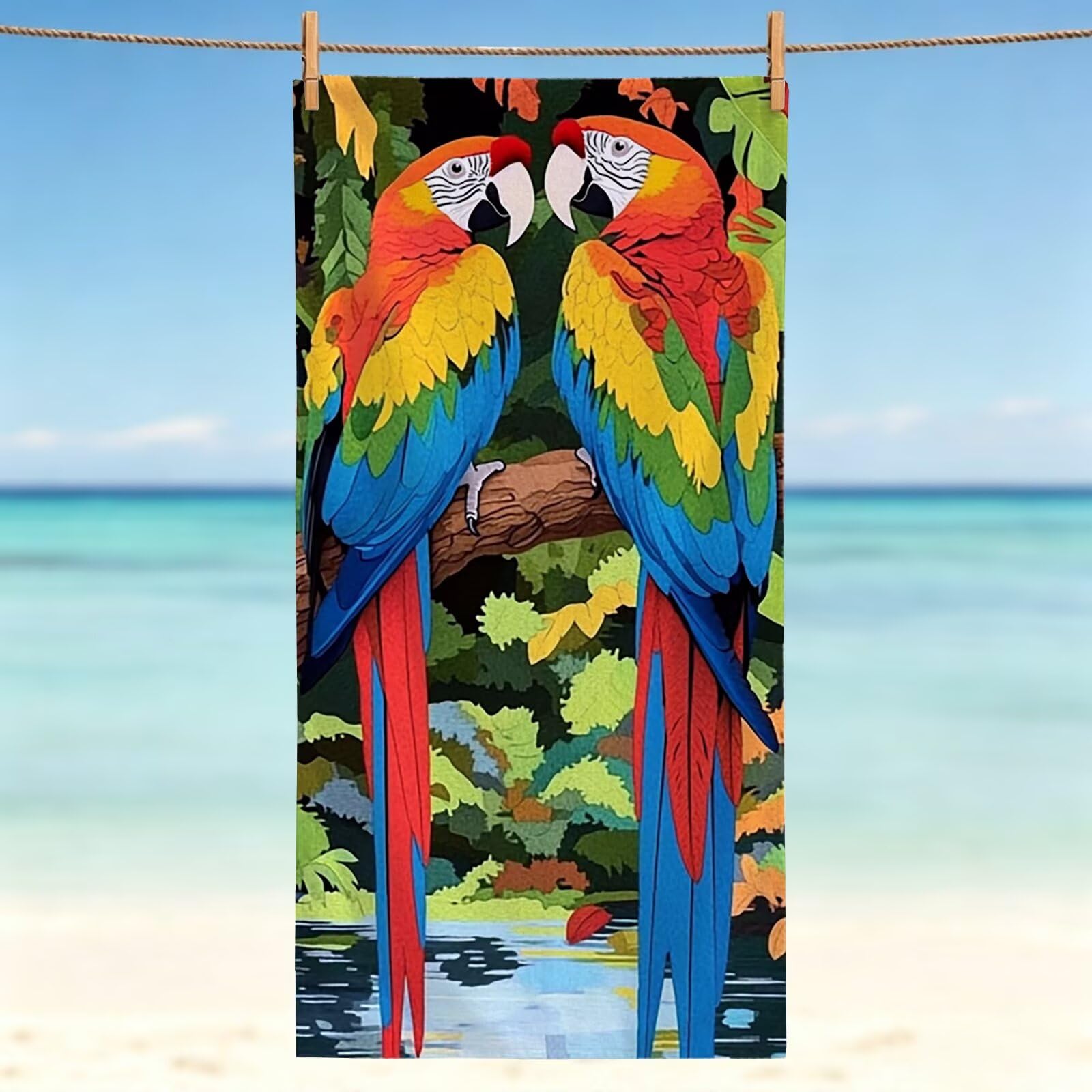Serviette de plage microfibre grand format pour éviter le sable et l'humidité