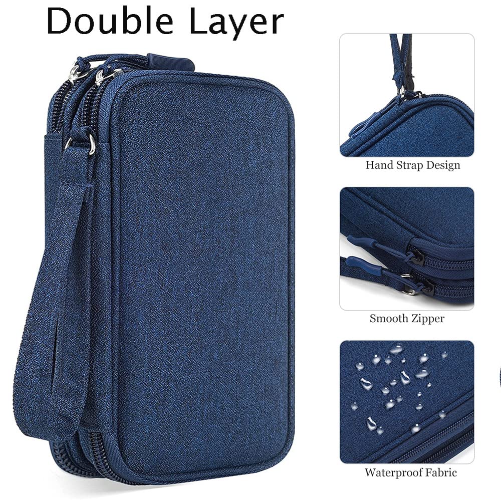 Organizer Per Cavi E Accessori Elettronici – Borsa Impermeabile Con Scomparti Multipli, Compatta 19x11x3cm