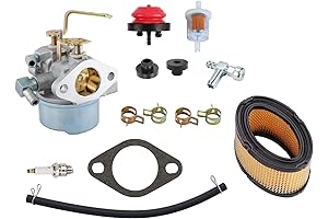 Genuine OEM Coleman Carburetor and Air Filter Spark Plug Kit for Tecumseh 8-10 HP Engines