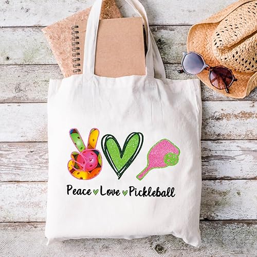 Miniatura 3 de XYANFA Bolsa de cosméticos Pickleball - Multicolor, grande - Regalo para mujer - Impermeable, ligera, portátil