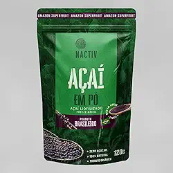Açaí em pó puro e orgânico