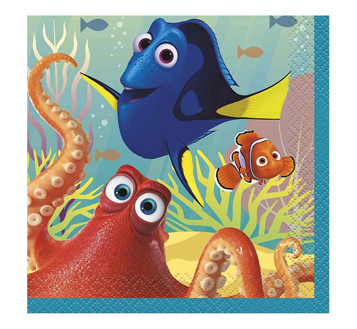 Unique Finding Dory Party Beverage Napkins [16 per pack]
