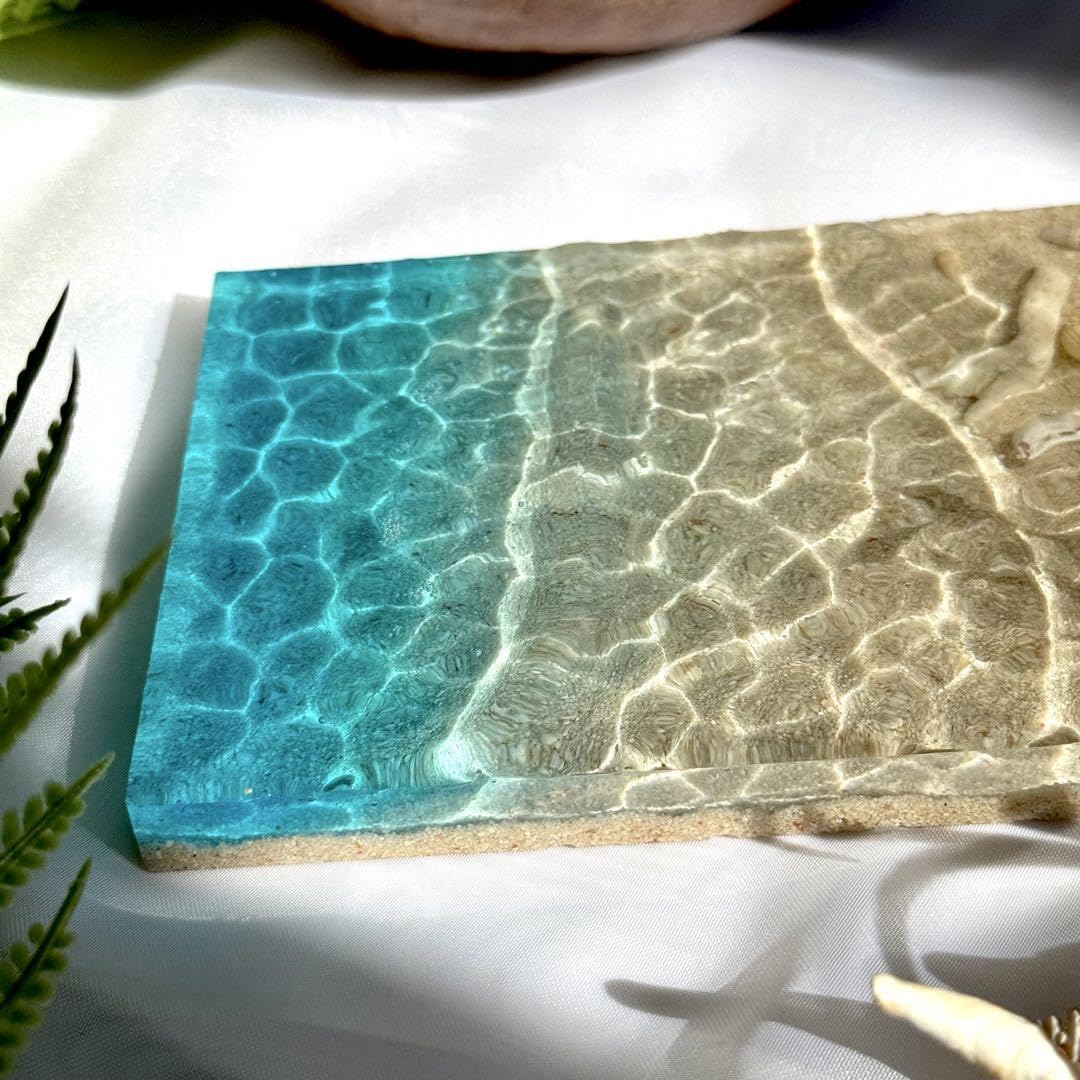 Amazon.co.jp: インテリアアート アクセサリートレイ 海の置き物 夏