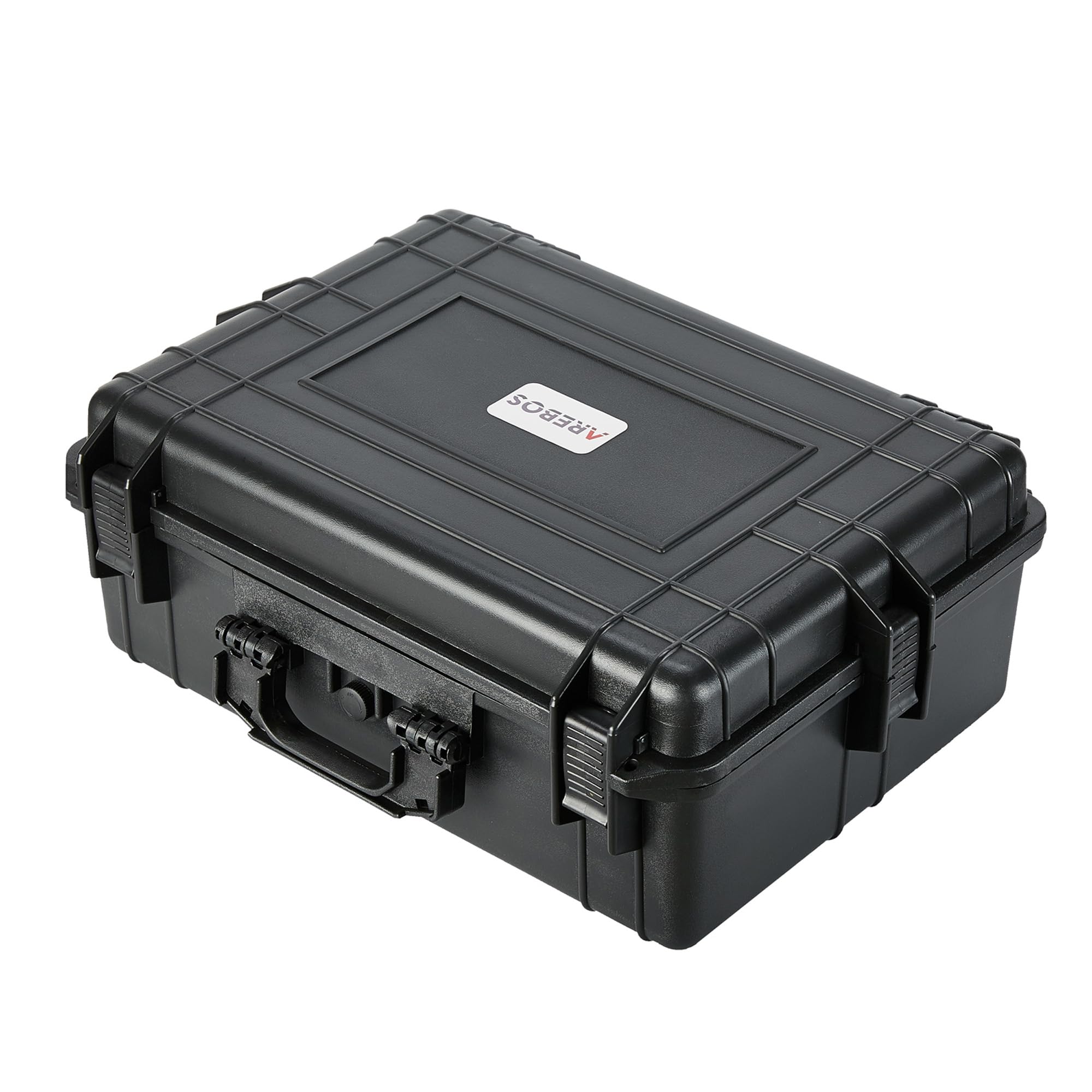 Arebos Maletín rígido para cámara de 15 L/Universal Adaptable, Funda Universal con Inserto para Lentes de cámara y Accesorios/maletín de Armas/inastillable, Resistente al Polvo, Resistente a la