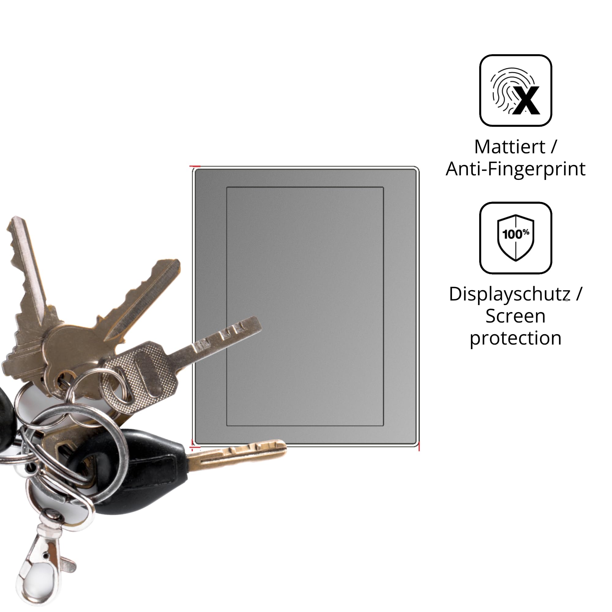 dipos Protector de Pantalla Antiespía para BUCHER automation JetView 1010 | Película protectora mate, filtro de privacidad 4 vías, ajuste perfecto, antiarañazos, sin burbujas, autoadhesivo