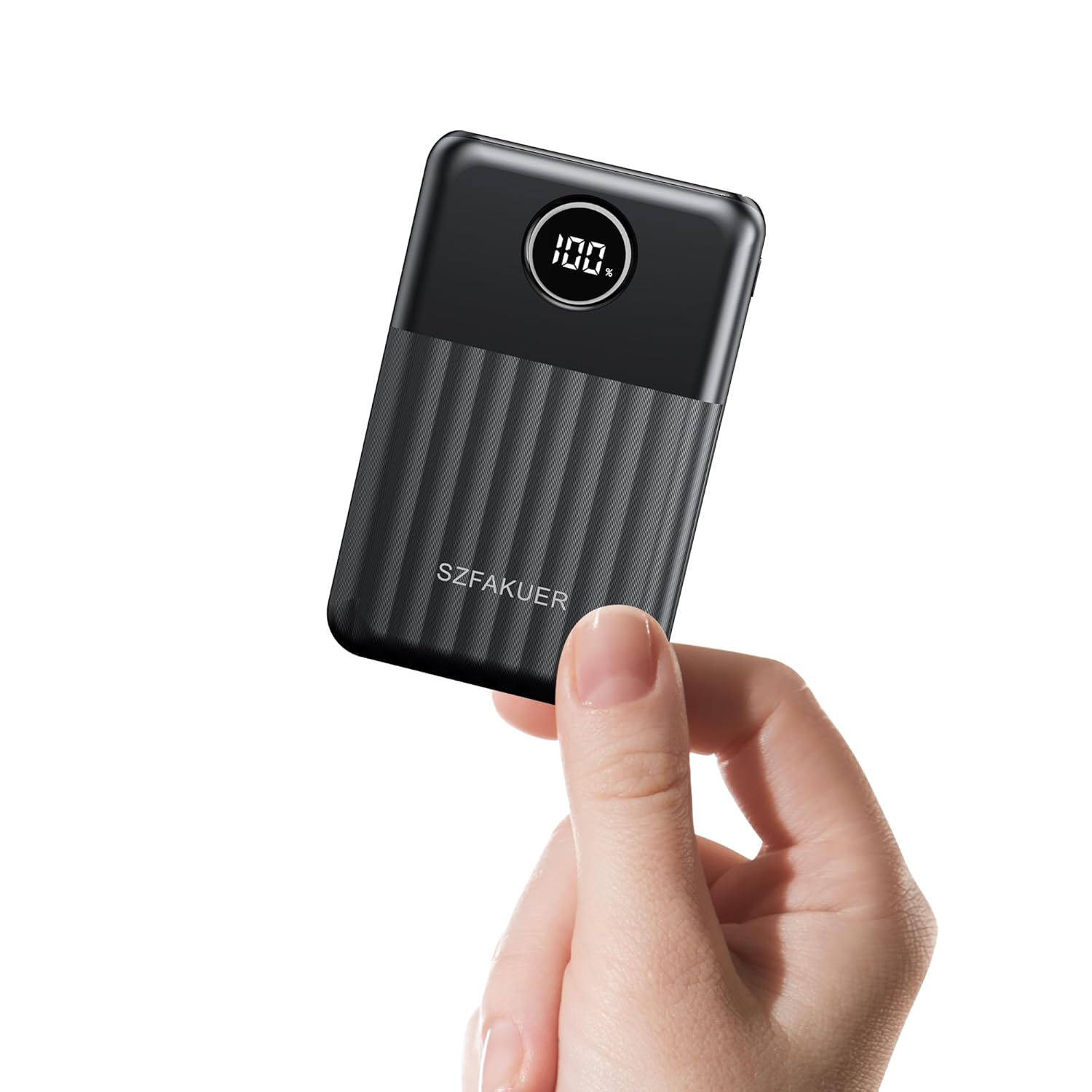 Portable Charger Ultra Slim 10000mAh 22 5W Power Bank USB C in Output Fast Charging Mini Battery Pack