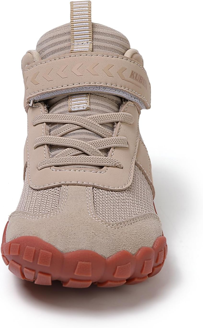 KUBUA Kids Barefoot Shoes Boys Girls High Top Minimalist Zero Drop Sneakers for Tennis Walking Hiking Athletic Little Big Kid - Image 6