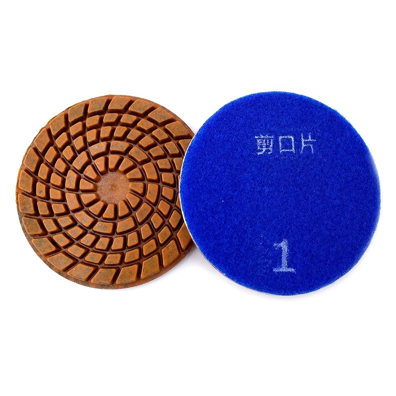 4PCS 4 Inch Copper Bond Diamond Polishing Pads Wet Abrasive Restoration Grinding Pad Granite Marble Concrete Floor Cutting Pad(1)