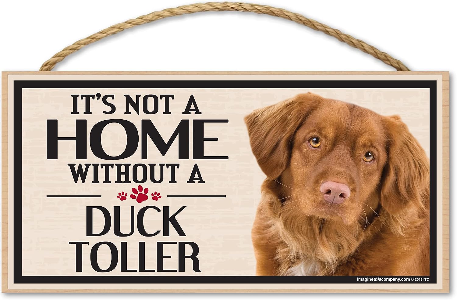 Imagine This Wood Sign for Duck Toller Dog Breeds