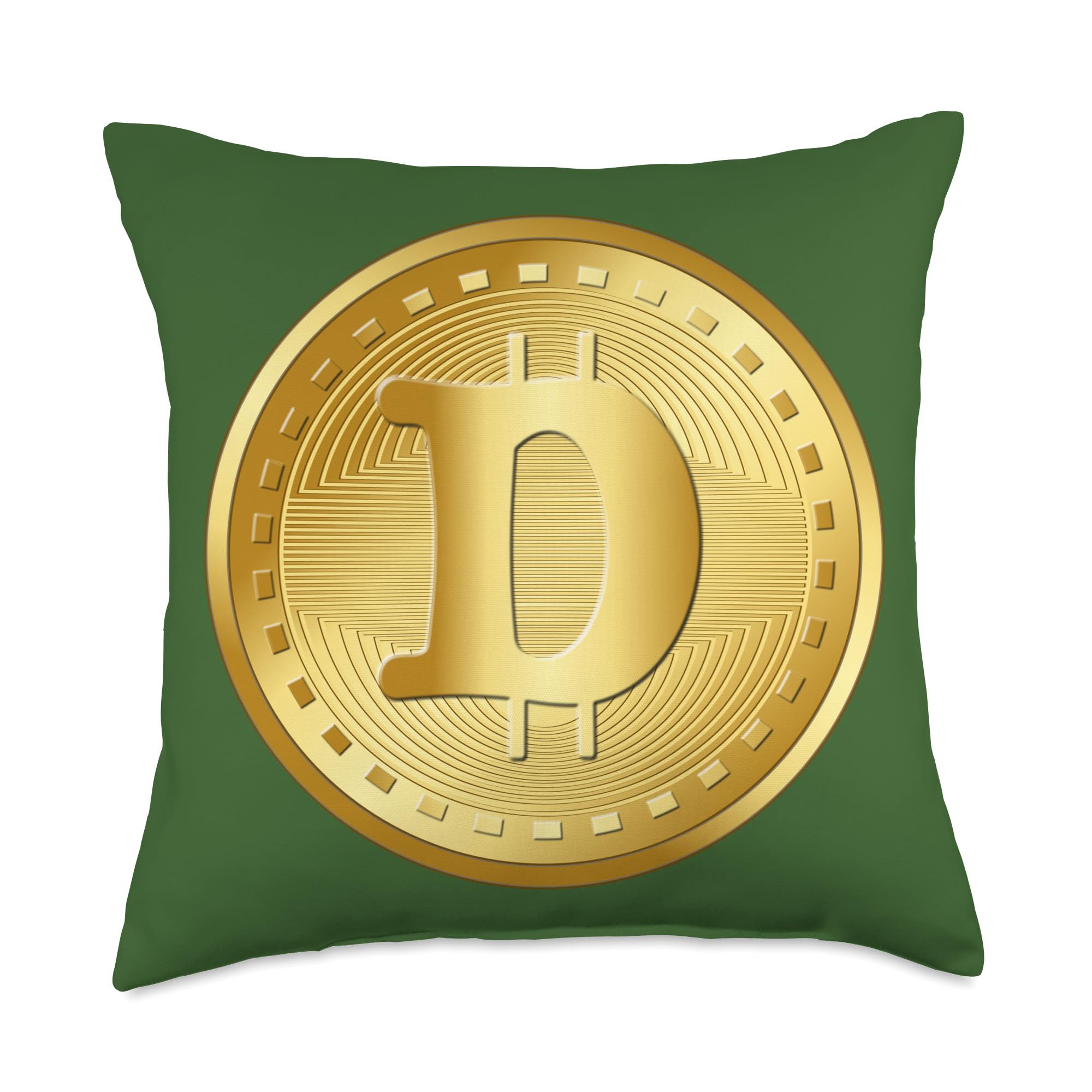 Amazon.com: Personalized Cryptocurrency Monogram Crypto Coin Initial D  Monogram-Personalized Cryptocurrency Crypto Coin Throw Pillow, 18x18,  Multicolor : Home & Kitchen