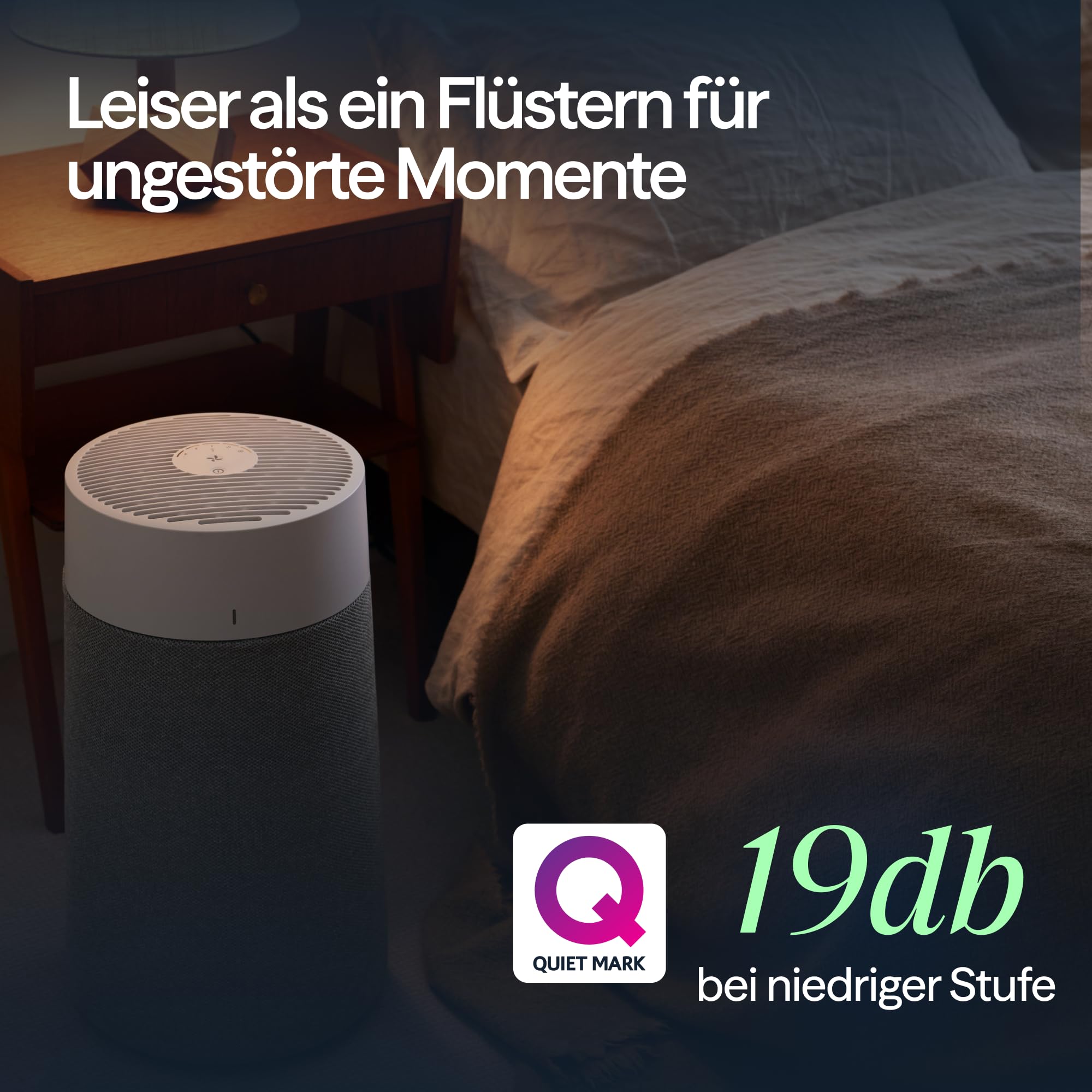 BLUEAIR Luftreiniger für Räume bis 43 m² – Smart, Leise, HEPASilent Technologie, Ideal für Zuhause, Schlafzimmer, Kinderzimmer, Gegen Staub, Allergene, Rauch, Schimmel, Tierhaare – Blue Pure 511i Max
