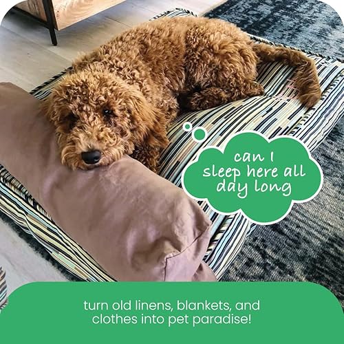 Miniatura 7 de Molly mutt - Cubierta de edredón para cama de perro, 100 % algodón, duradera, lavable, M L