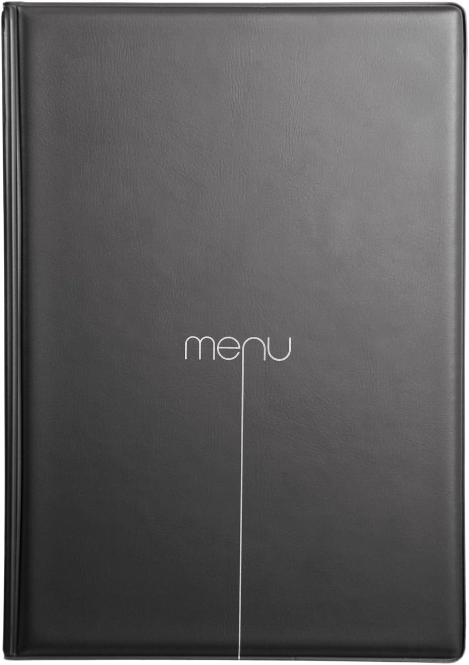 I LOVE MENU Risto Menu Holder, PVC, Black, 23 x 16.2 x 0.7 cm
